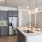 kitchen with island and overhead lighting
